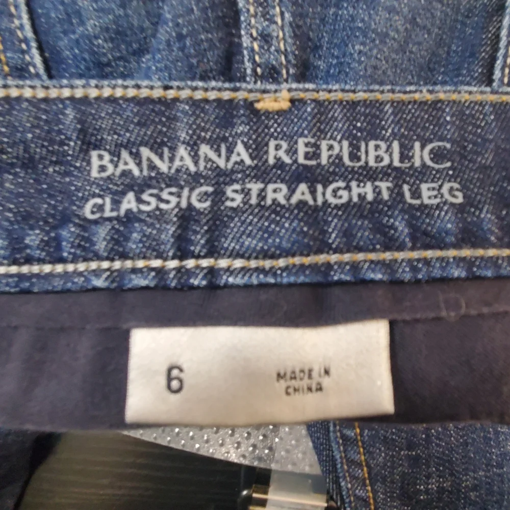 Banana Republic Indigo Straight Leg Jeans